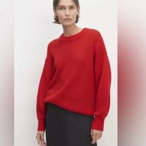 Everlane oversized alpaca crew, S, Petite